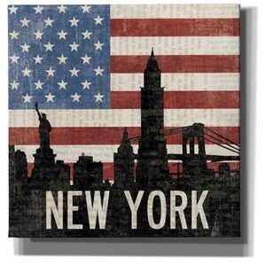 New York' by Moira Hershey, Canvas Wall Art, 6”x6"